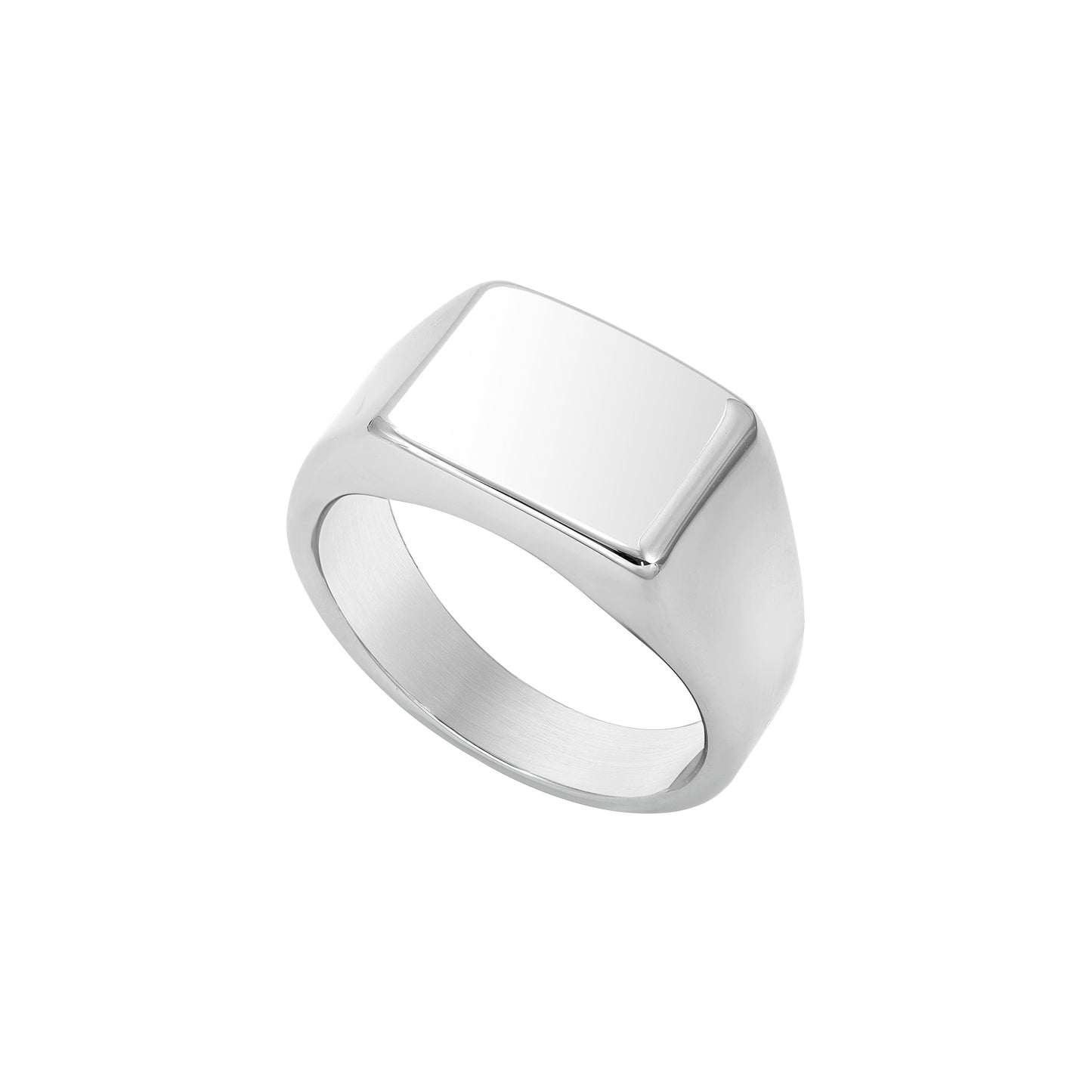 Elegant Signet Ring US size 8-12 Unisex - Stainless Steel