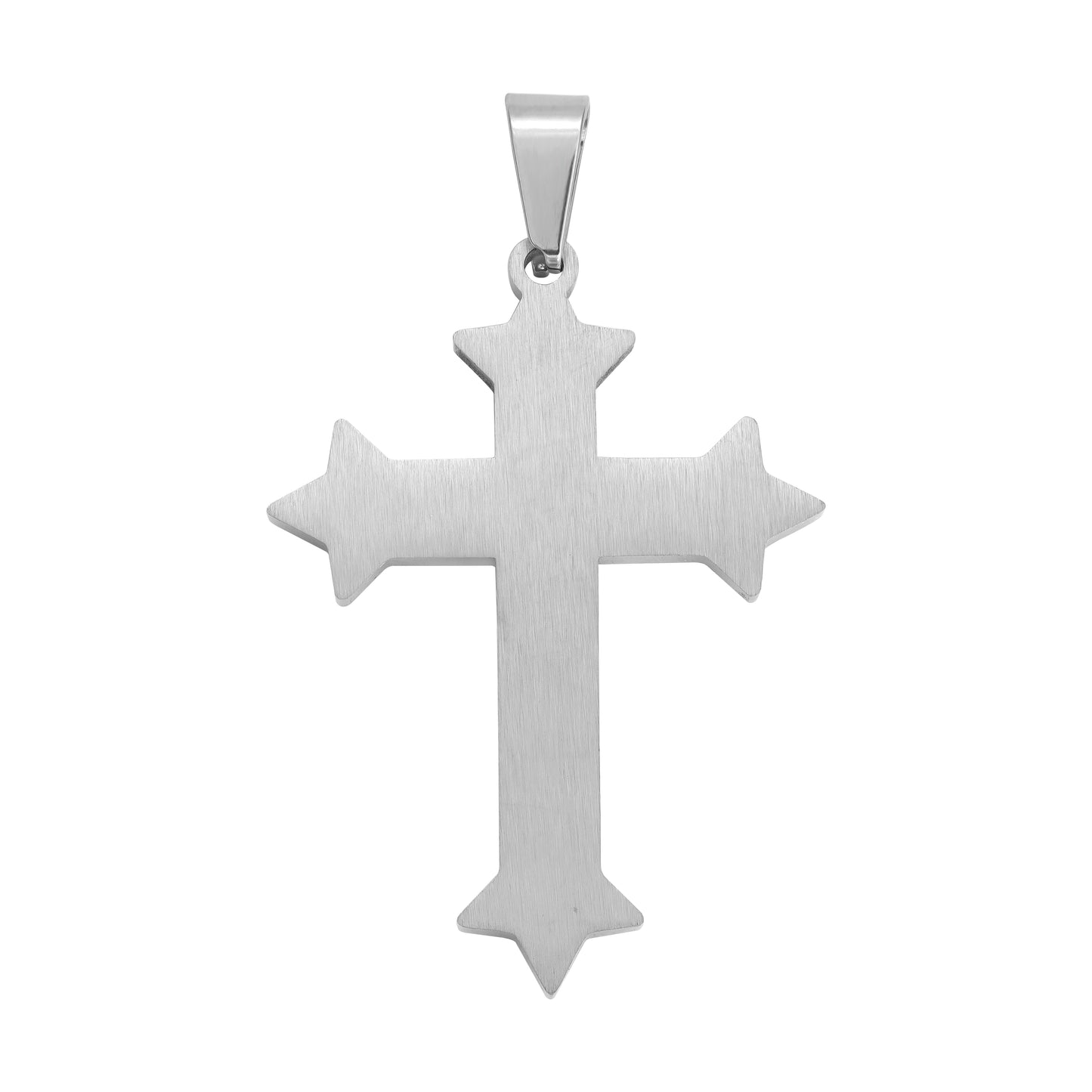 Cross Orthodox Pendant - Stainless Steel