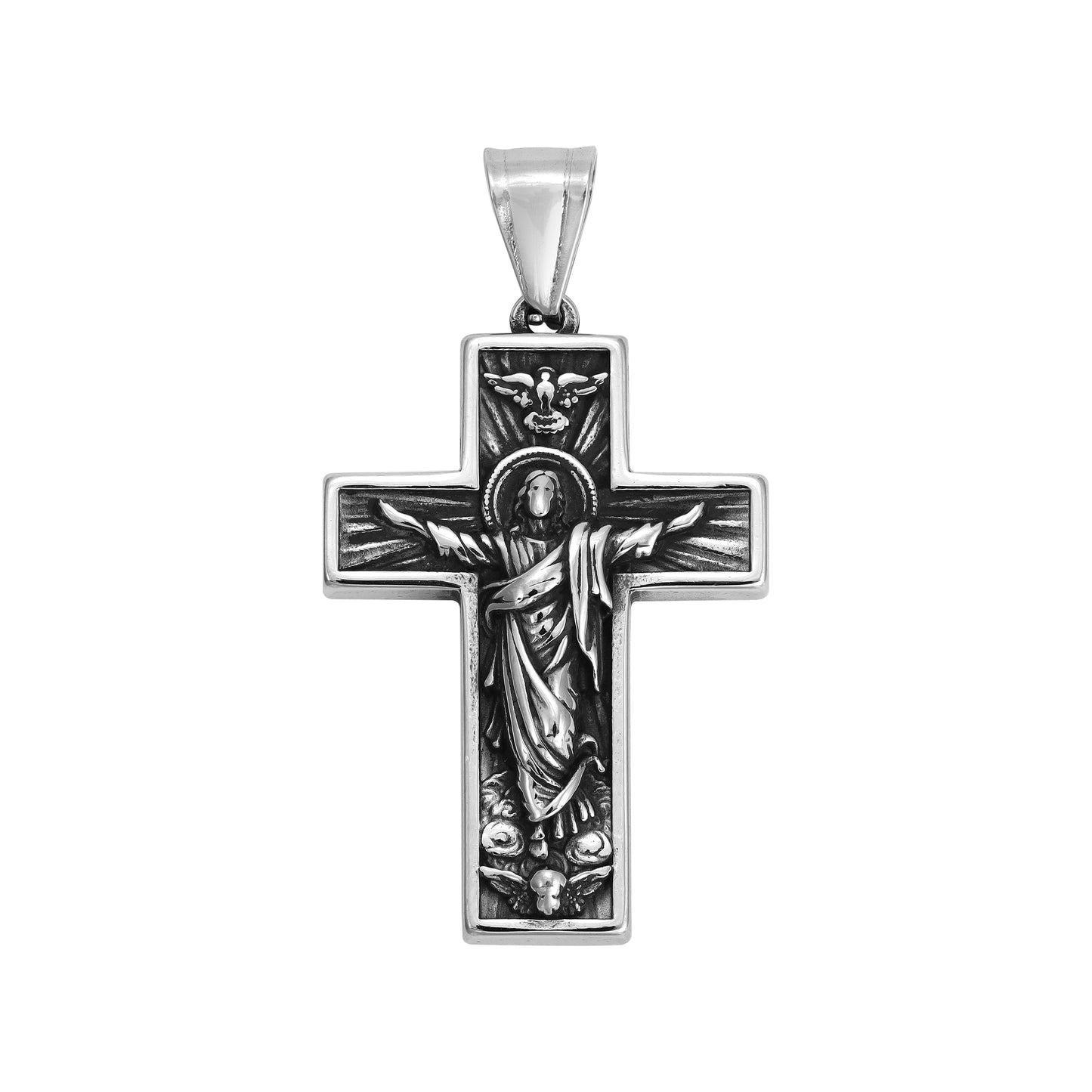 Cross Pendant - Stainless Steel