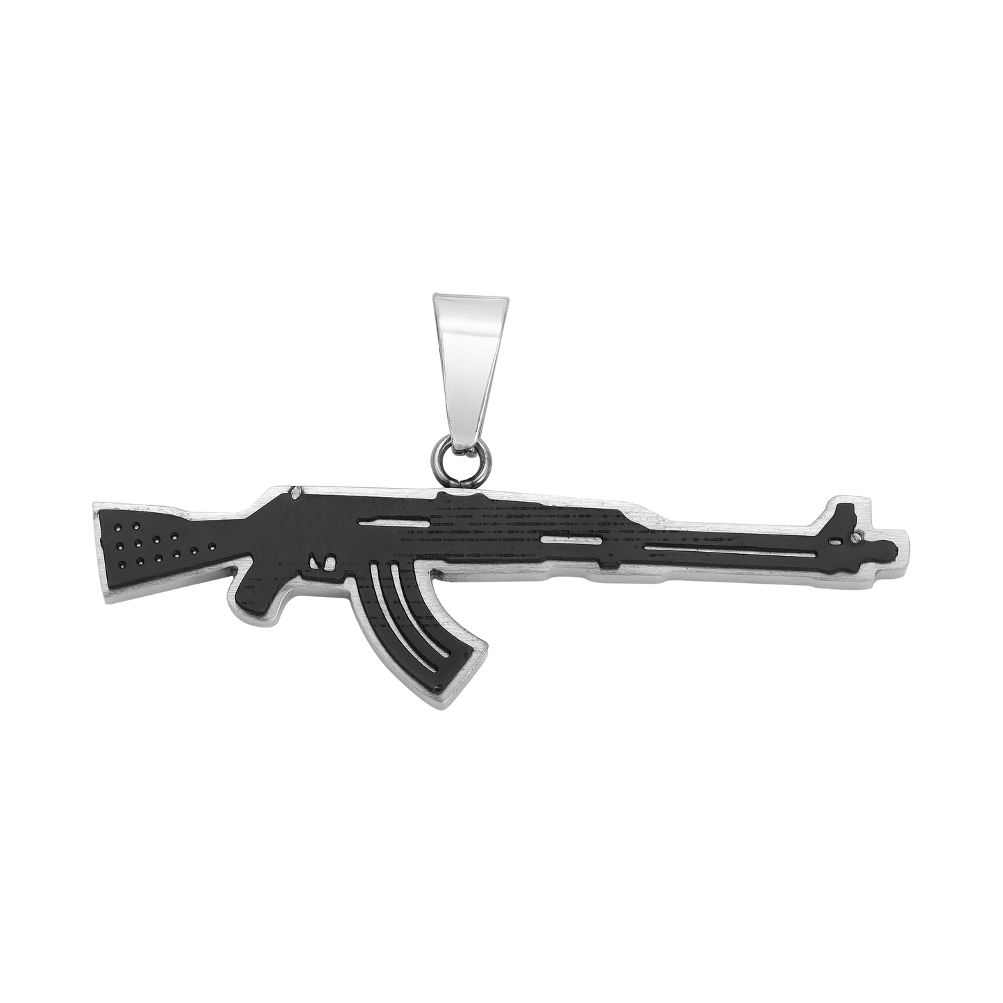 AK47 Pendant - Stainless Steel