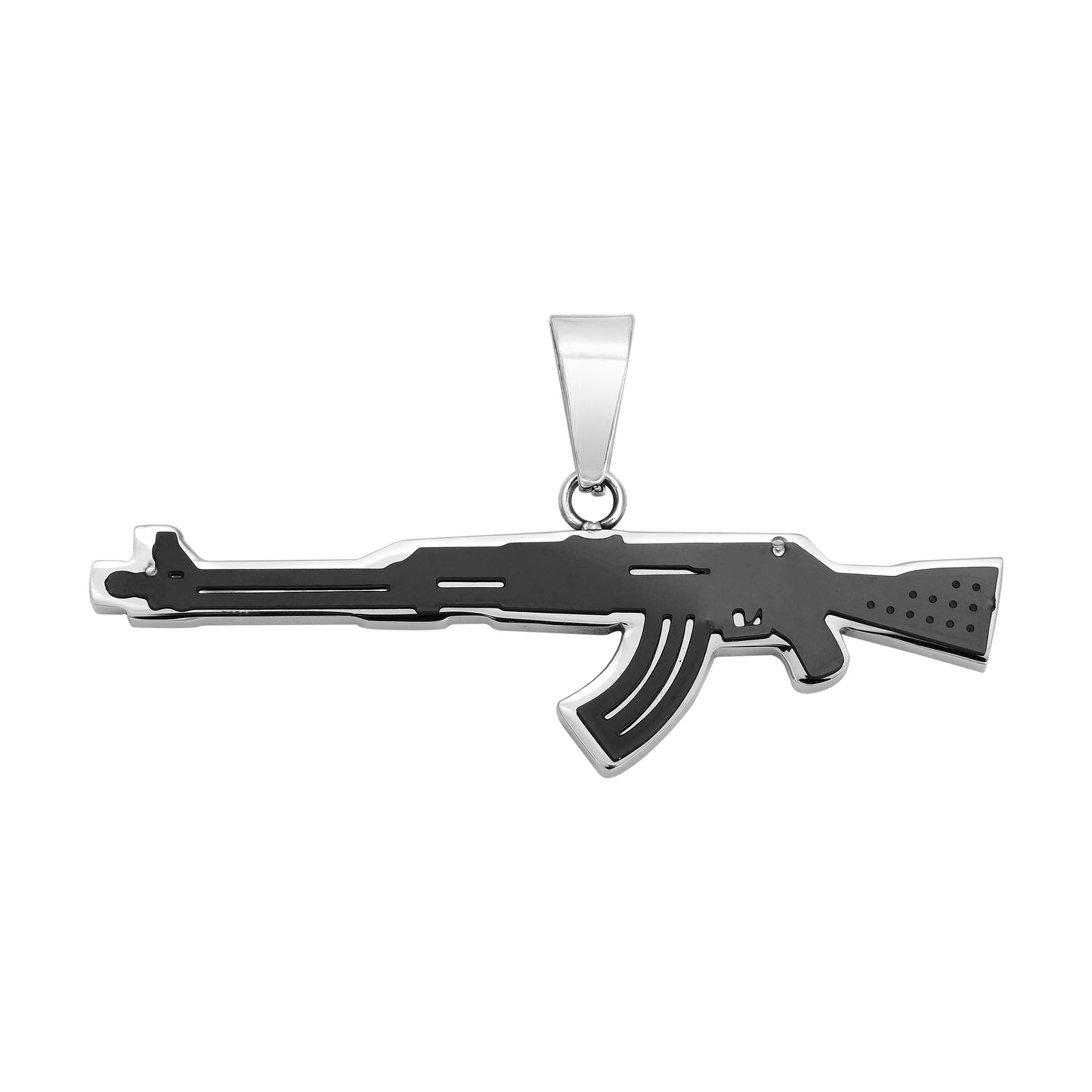 AK47 Pendant - Stainless Steel