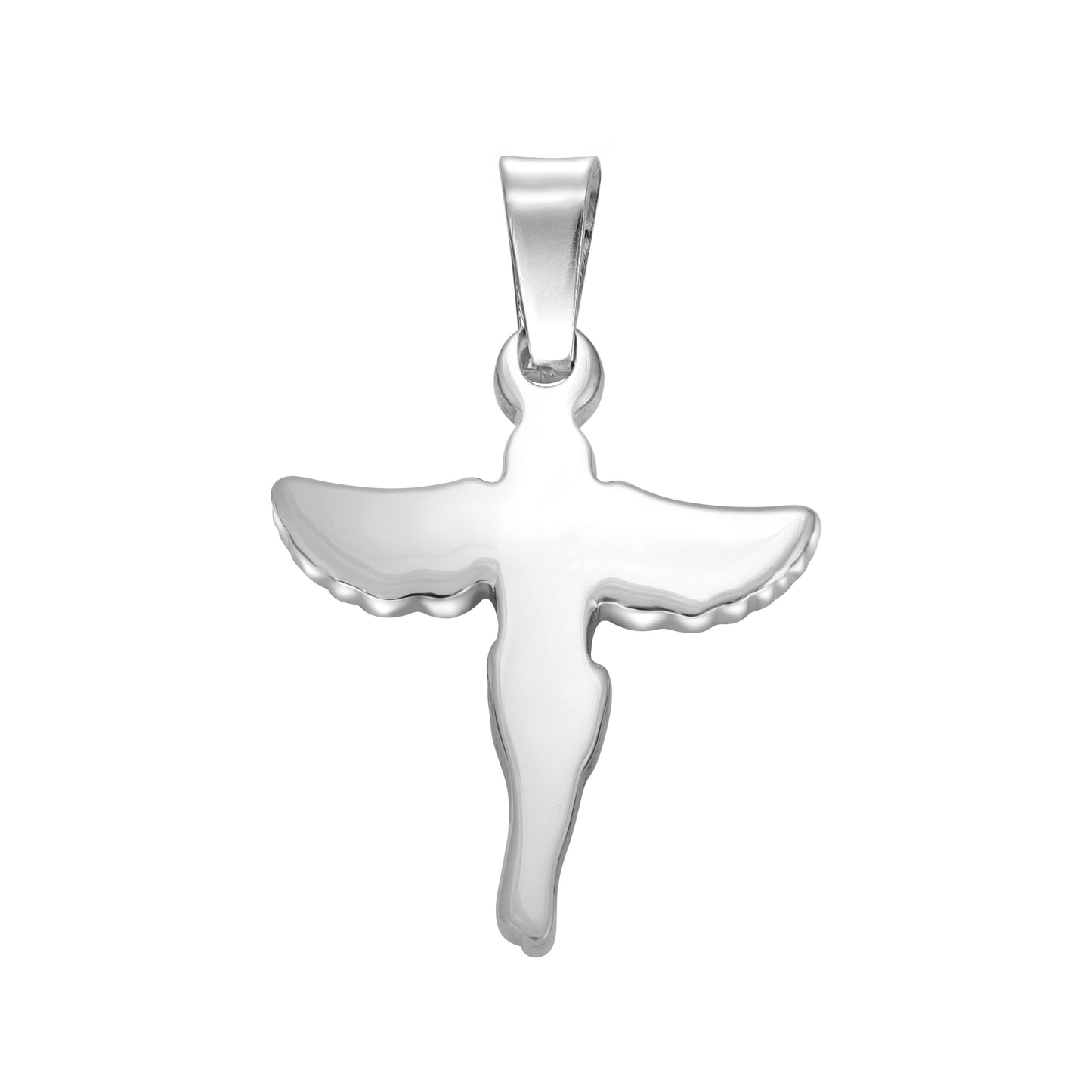 Angel Pendant - Stainless Steel