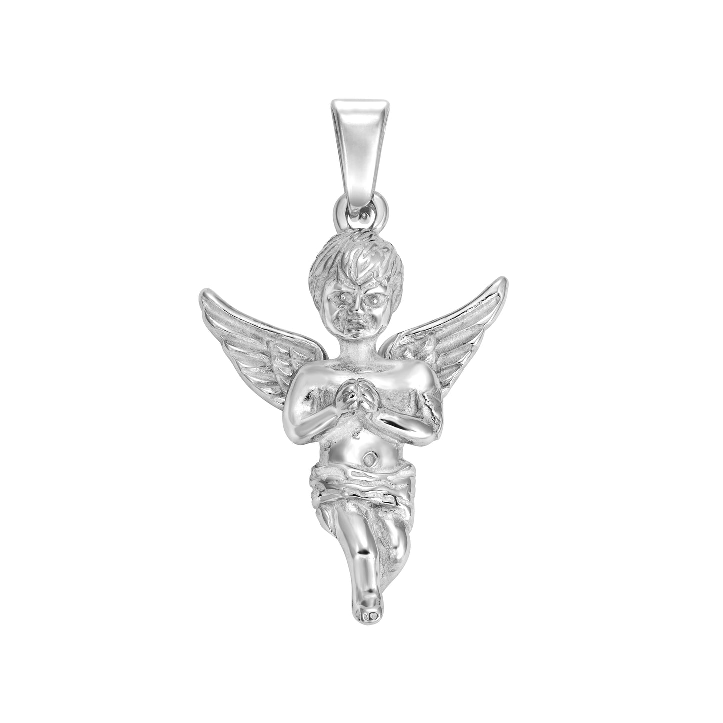 Angel Pendant - Stainless Steel