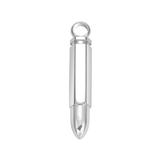 Bullet Pendant - Stainless Steel