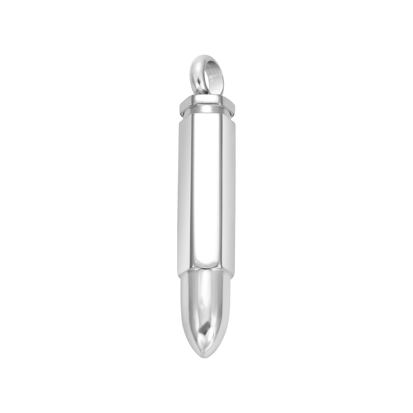 Bullet Pendant - Stainless Steel