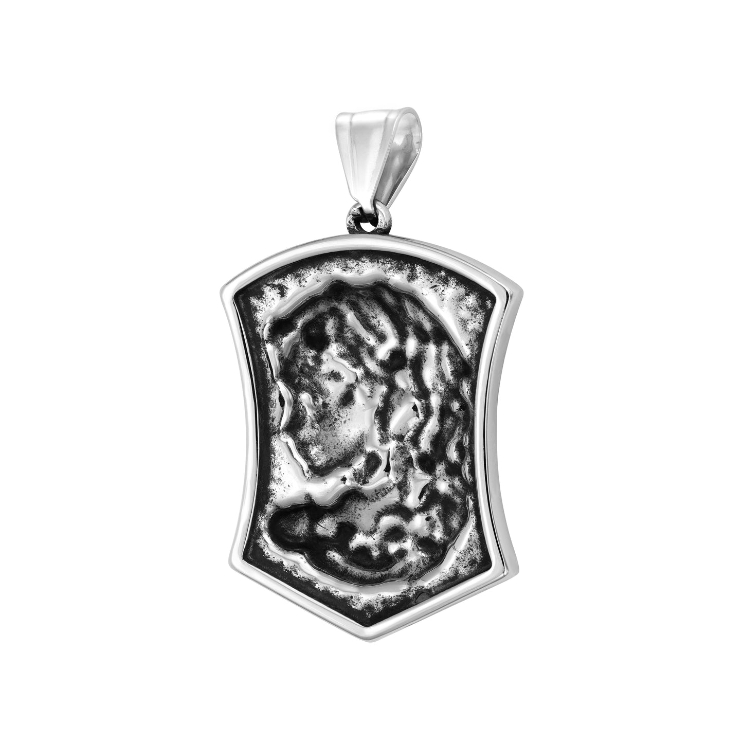 Snake Hair Medusa Pendant - Stainless Steel