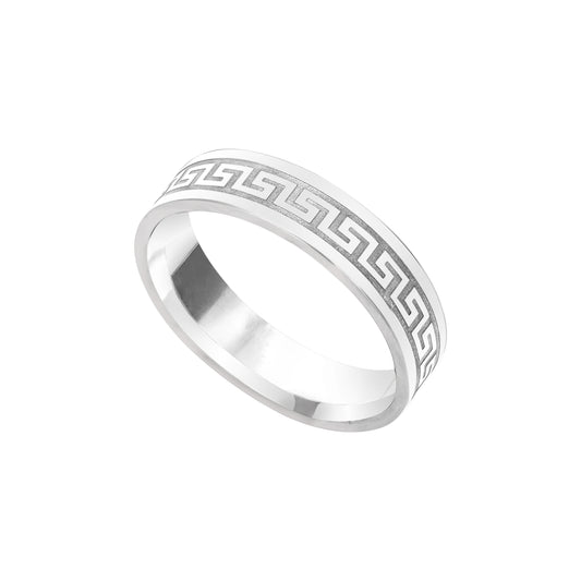 Santorini design Wedding rings Partner rings US size 4-10 Unisex - Stainless Steel