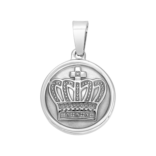 Crown Pendant - Stainless Steel