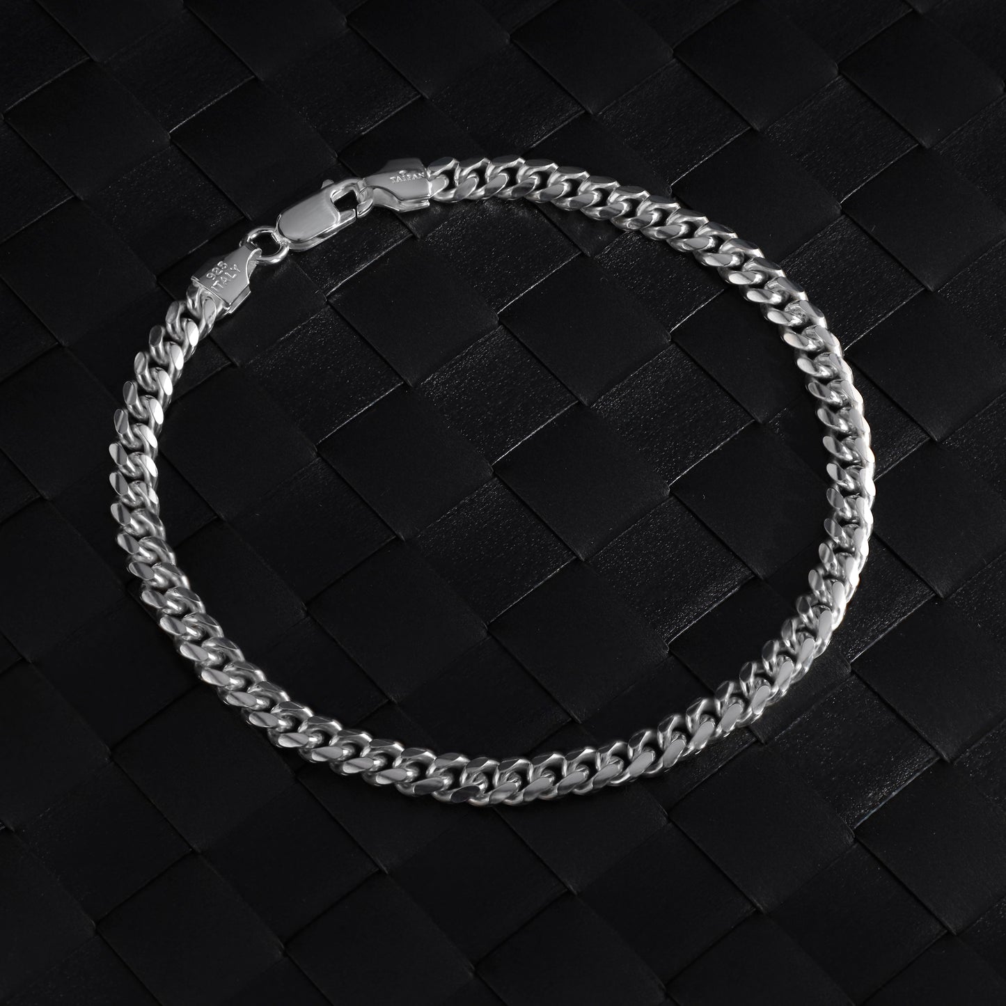 Miami Cuban Link Bracelet Curb Chain 5mm - 925 Sterling Silver