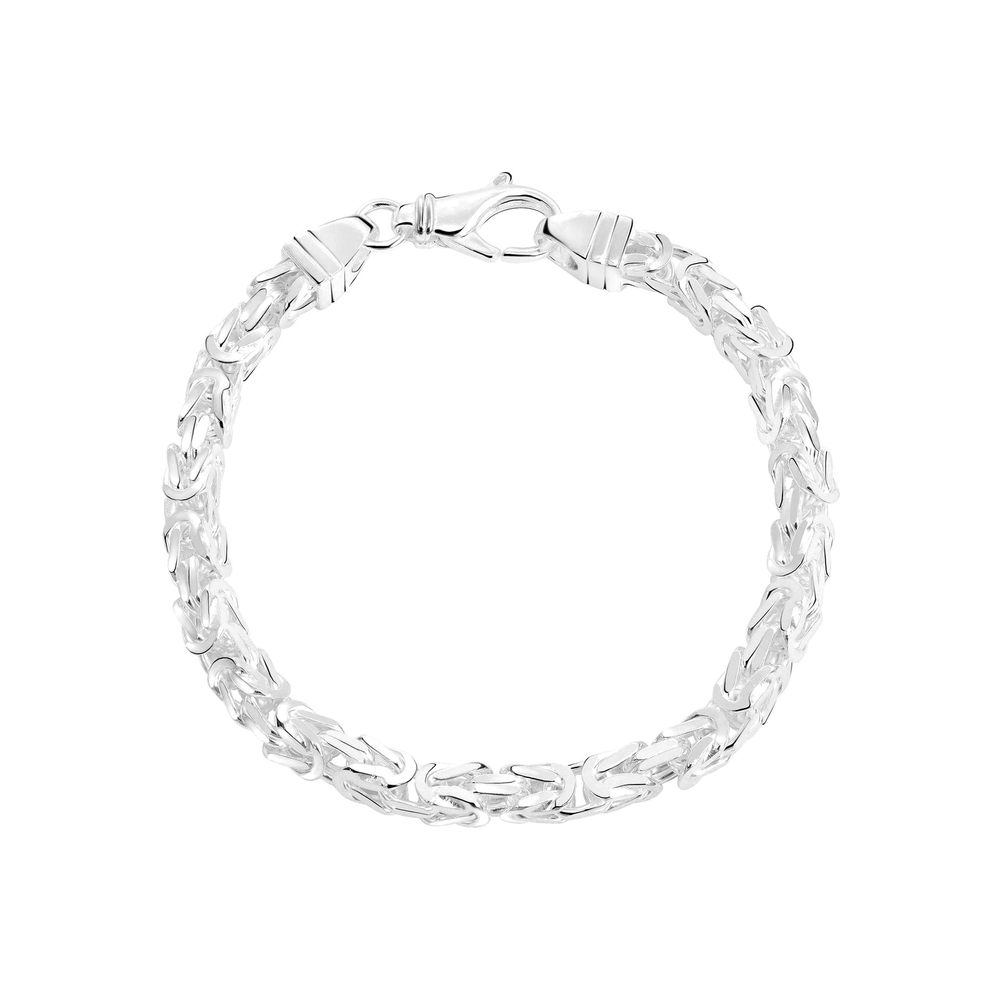 King Chain Bracelet 5mm - 925 Sterling Silver