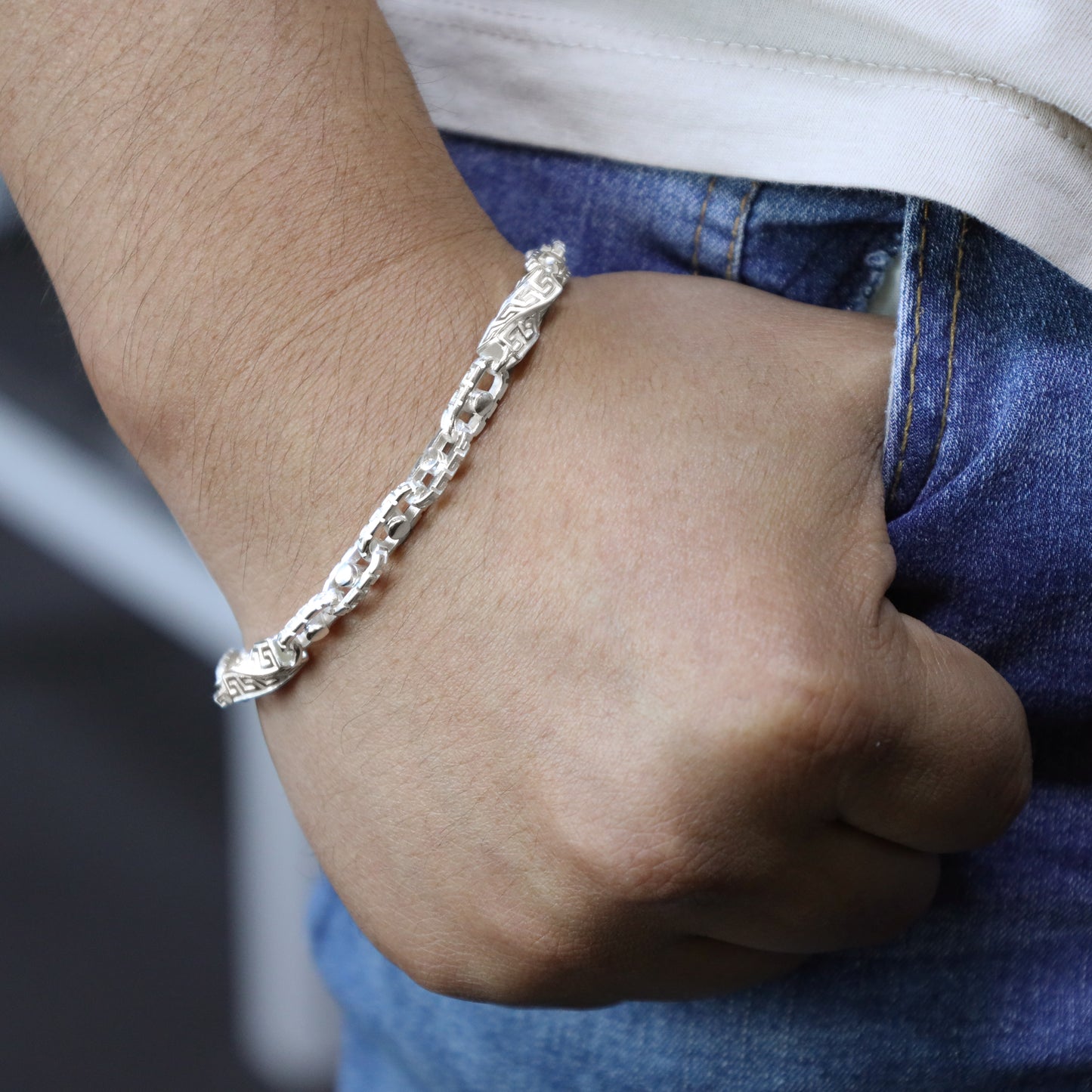 Santorini Bracelet 6mm - 925 Sterling Silver