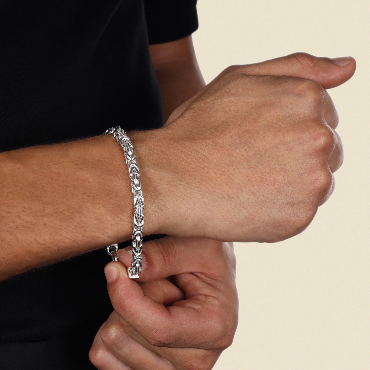 King Chain Bracelet 5mm - 925 Sterling Silver