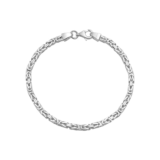 King Chain Bracelet 3mm - 925 Sterling Silver