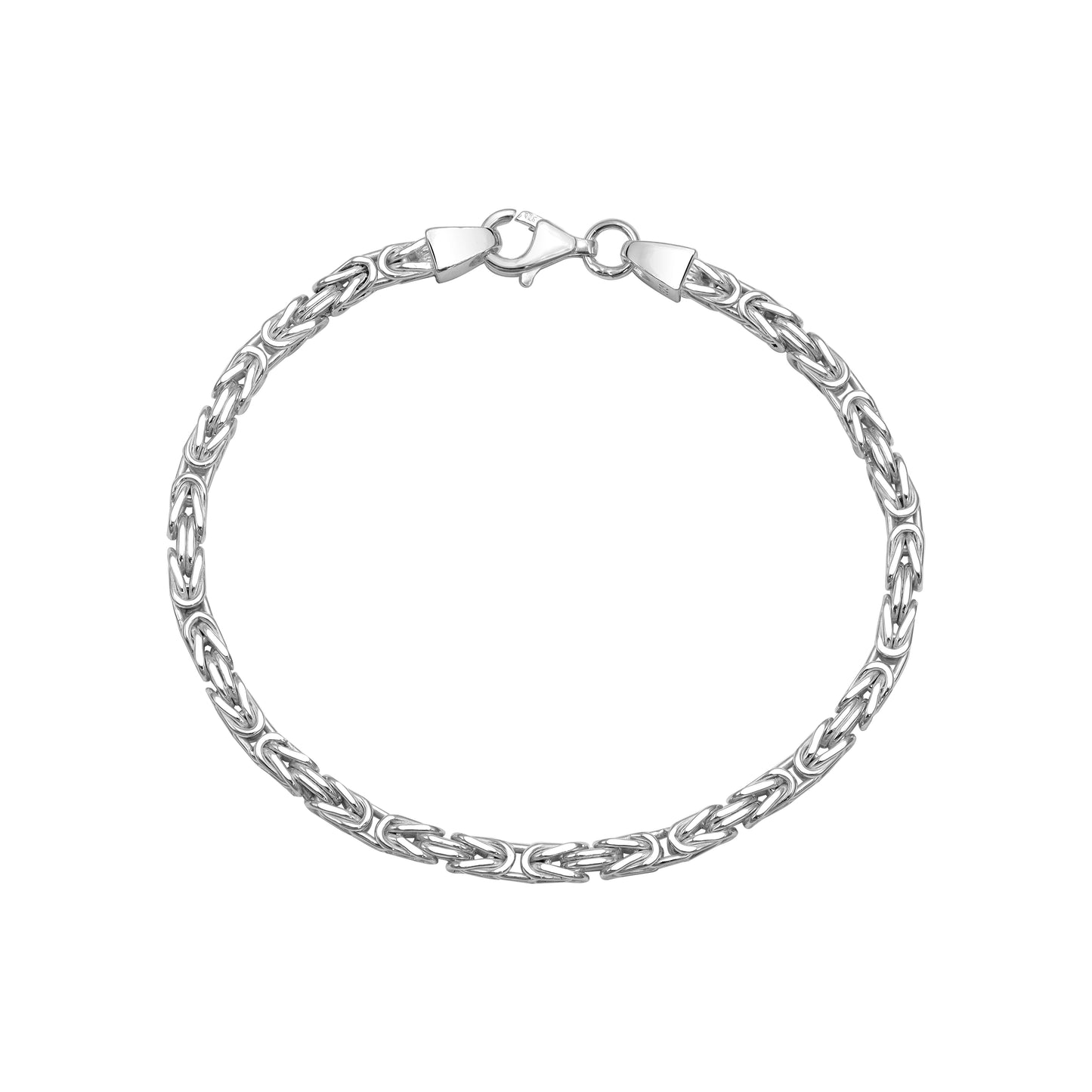 King Chain Bracelet 3mm - 925 Sterling Silver