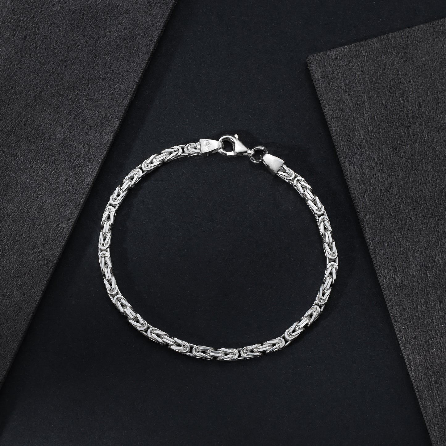 King Chain Bracelet 3mm - 925 Sterling Silver