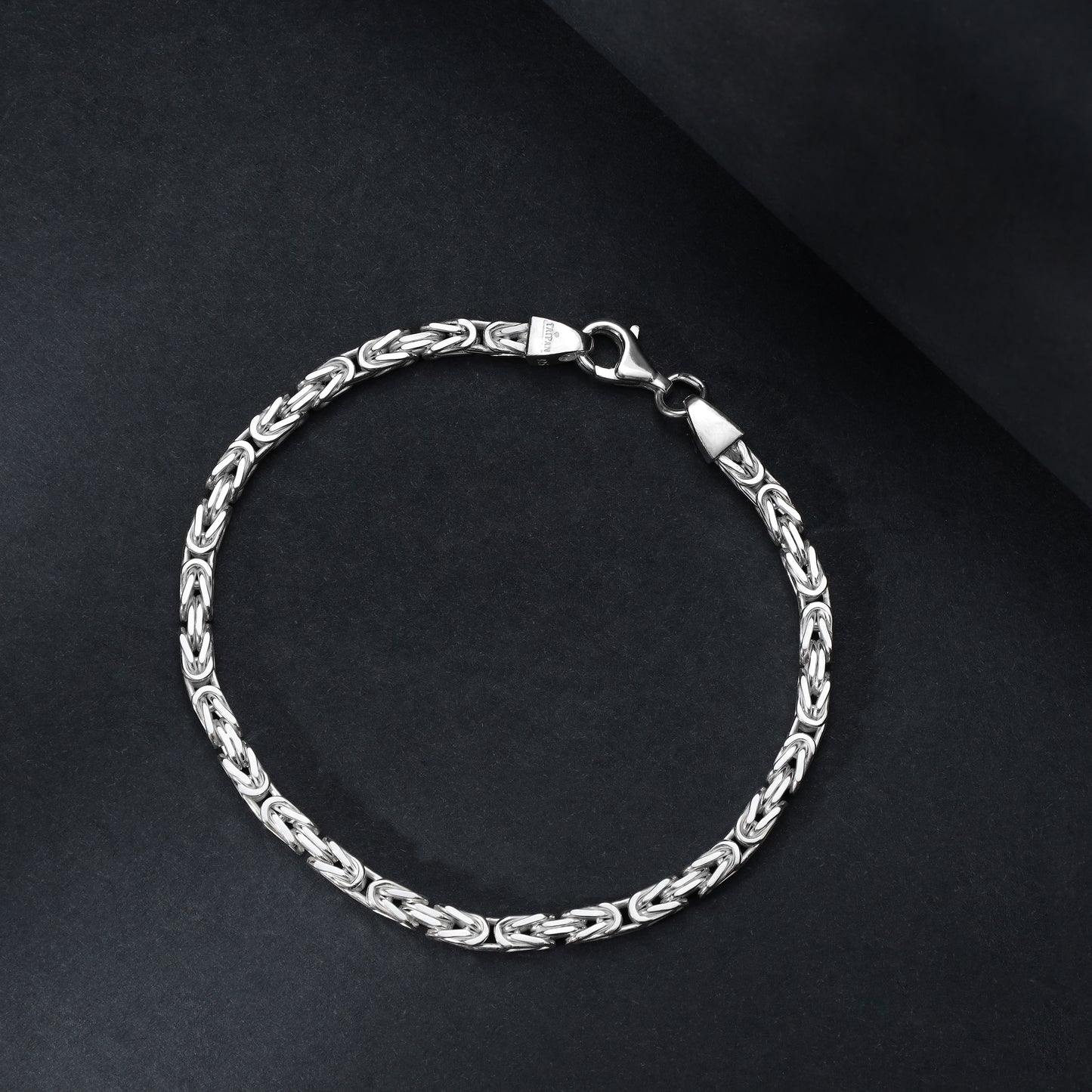 King Chain Bracelet 3mm - 925 Sterling Silver