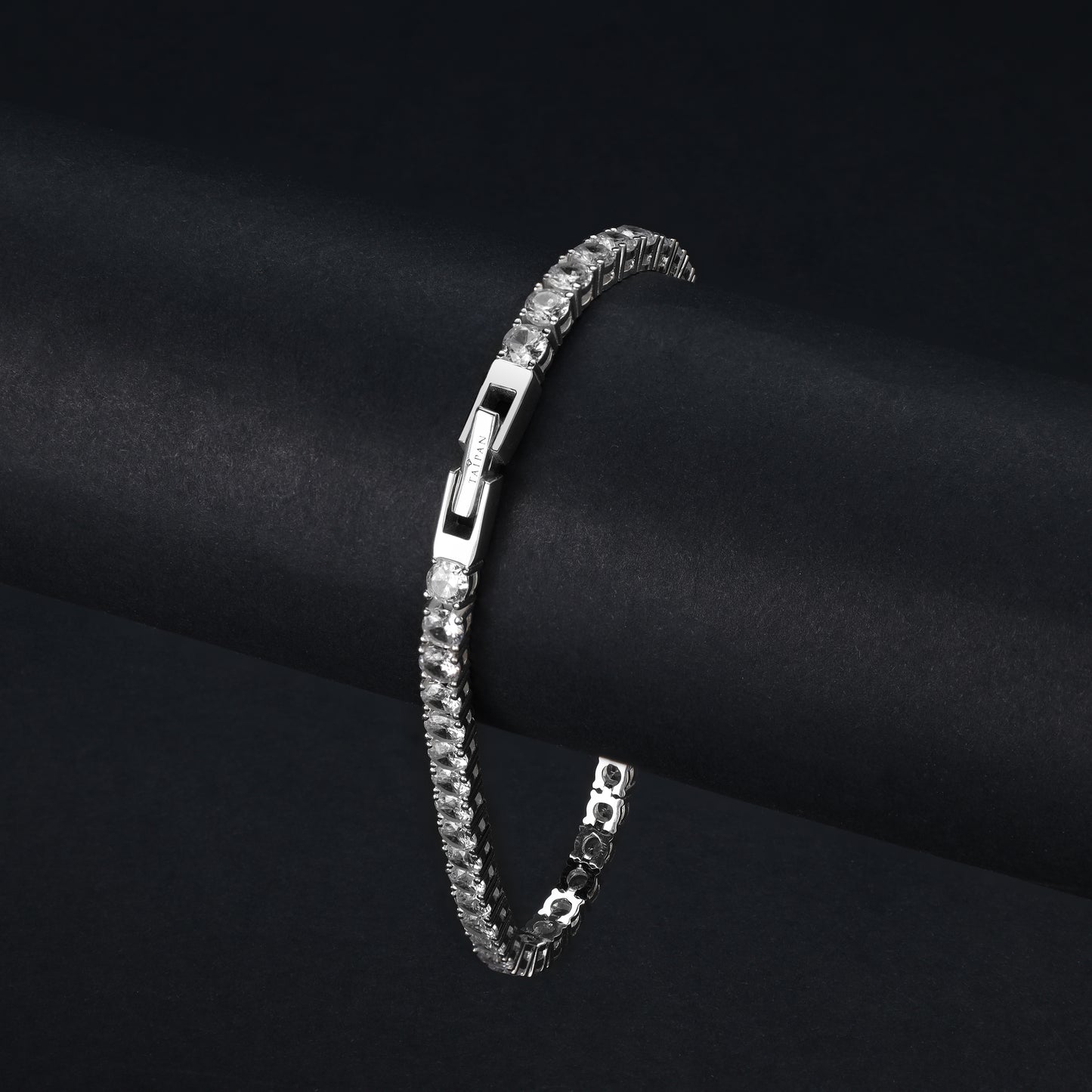 Iced Out Style Tennis Chain Bracelet 4mm - 925 Sterling Silver