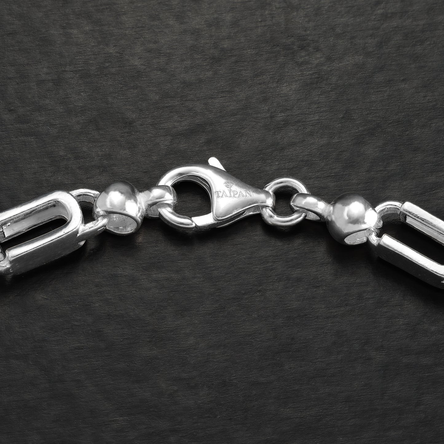 Montecarlo Chain Bracelet 6mm  - 925 Sterling Silver ver.1