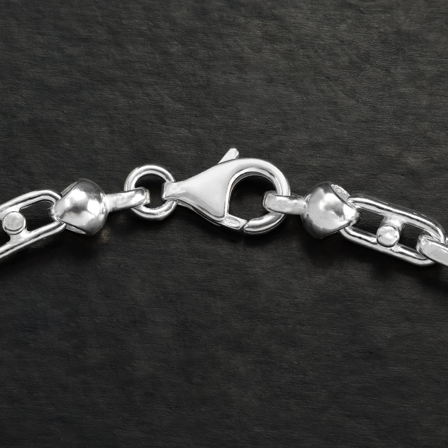 Montecarlo Chain Bracelet 5mm - 925 Sterling Silver ver.2