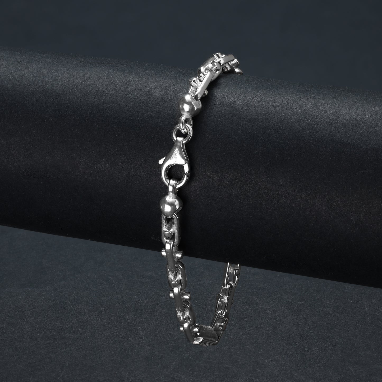 Montecarlo Chain Bracelet 5mm - 925 Sterling Silver ver.2