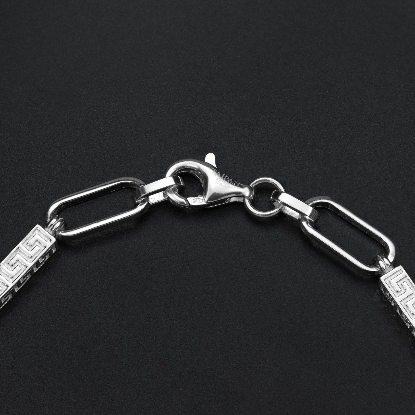 Papyros Chain  7mm wide Bracelet - 925 Sterling Silver "Oriental Dream"