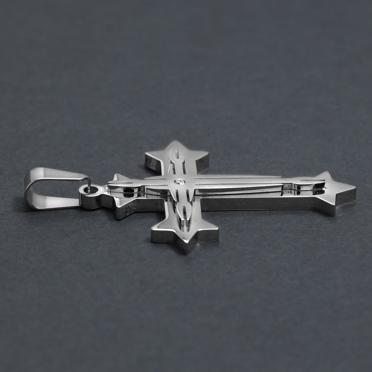 Cross Orthodox Pendant - Stainless Steel