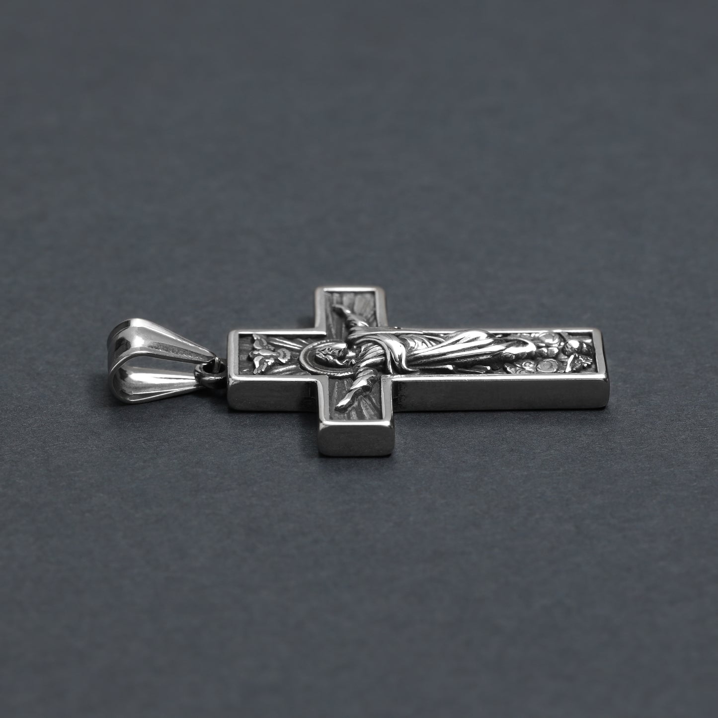 Cross Pendant - Stainless Steel