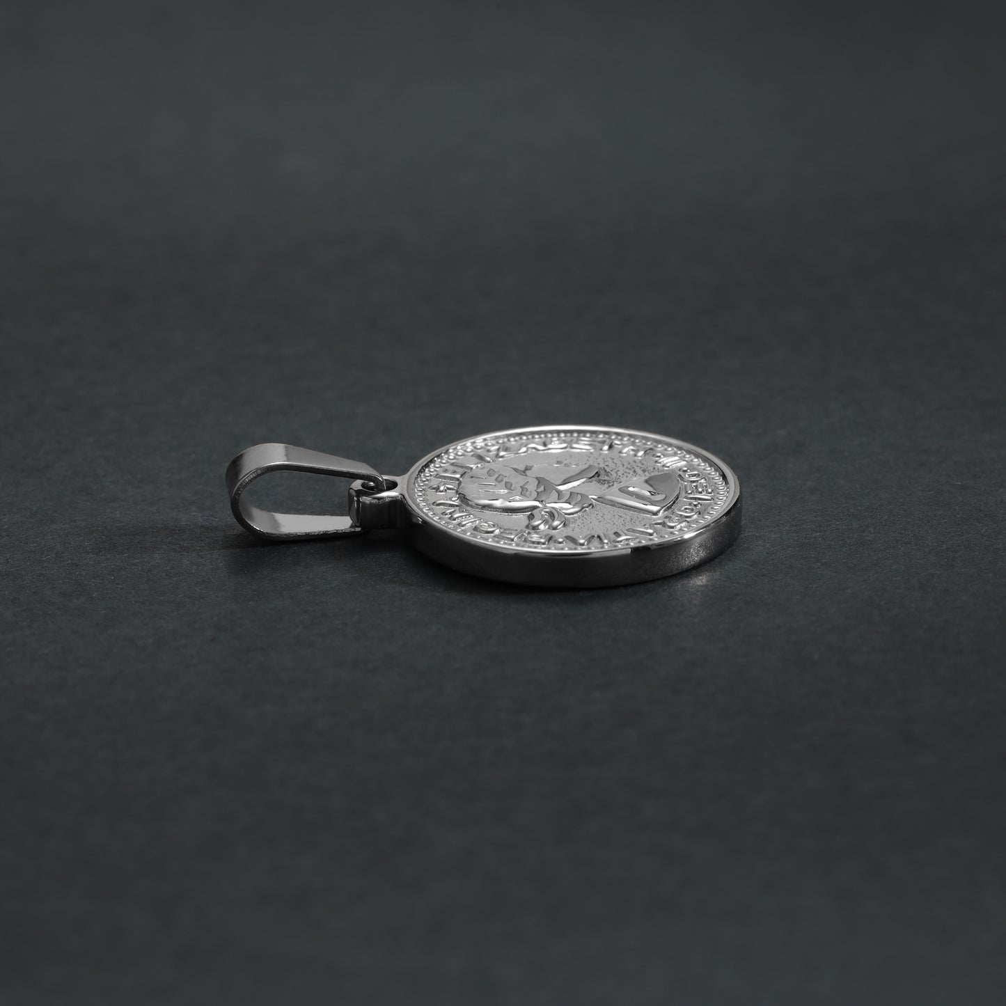 Coin Pendant - Stainless Steel