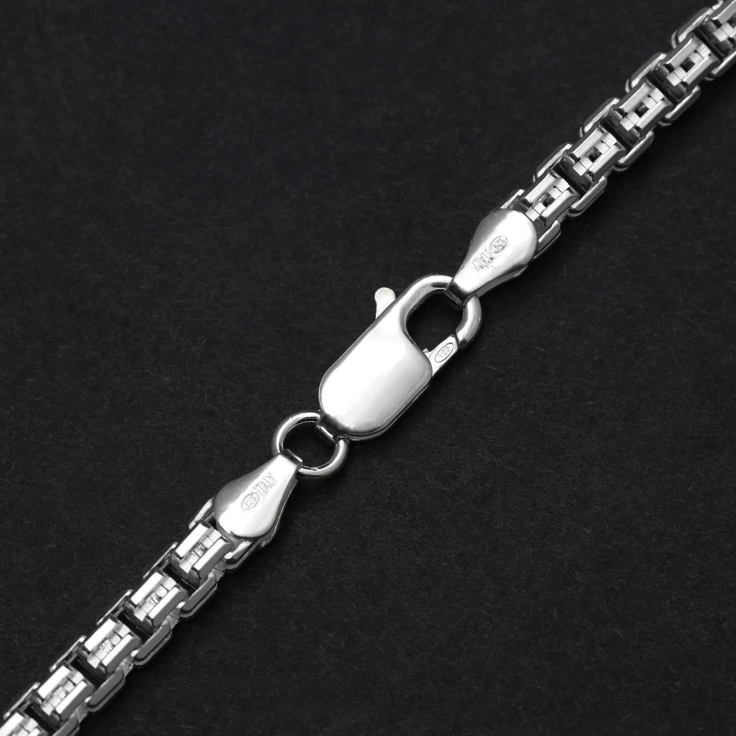 Box chain 4mm - 925 Sterling Silver