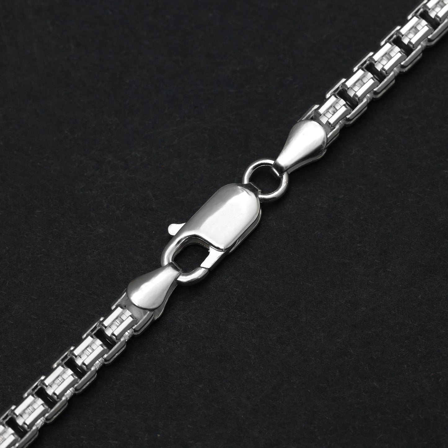 Box chain 4mm - 925 Sterling Silver