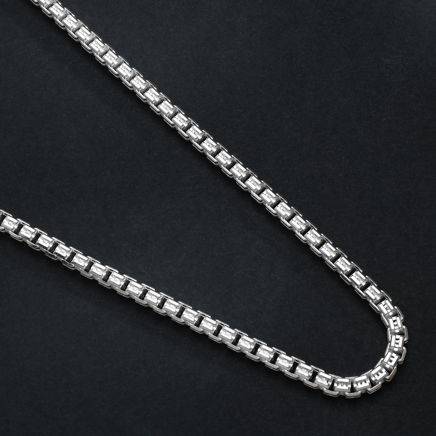 Box chain 4mm - 925 Sterling Silver