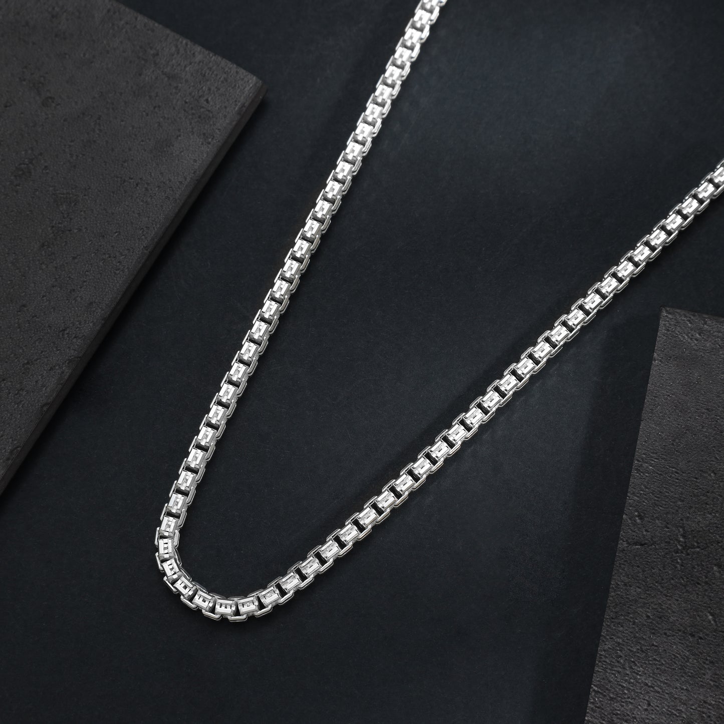 Box chain 4mm - 925 Sterling Silver