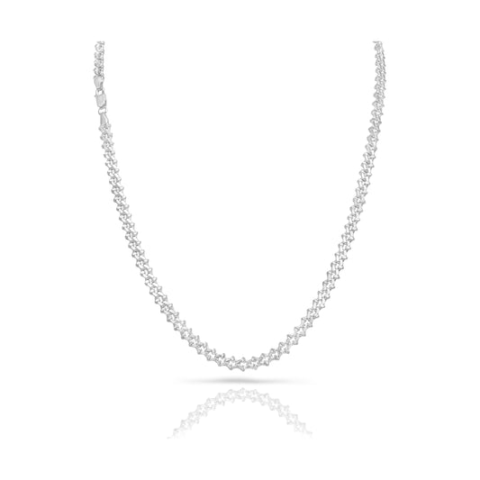 Curb Chain 6mm - 925 Sterling Silver