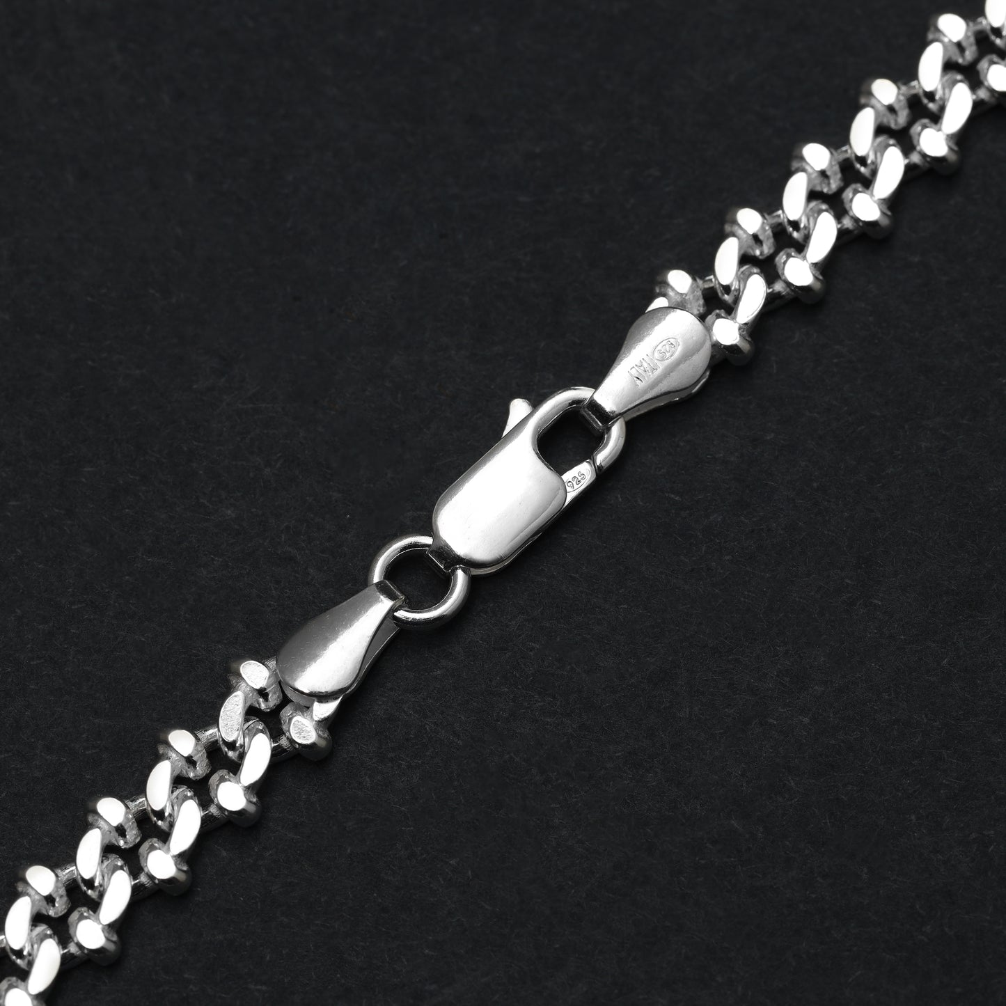 Curb Chain 6mm - 925 Sterling Silver