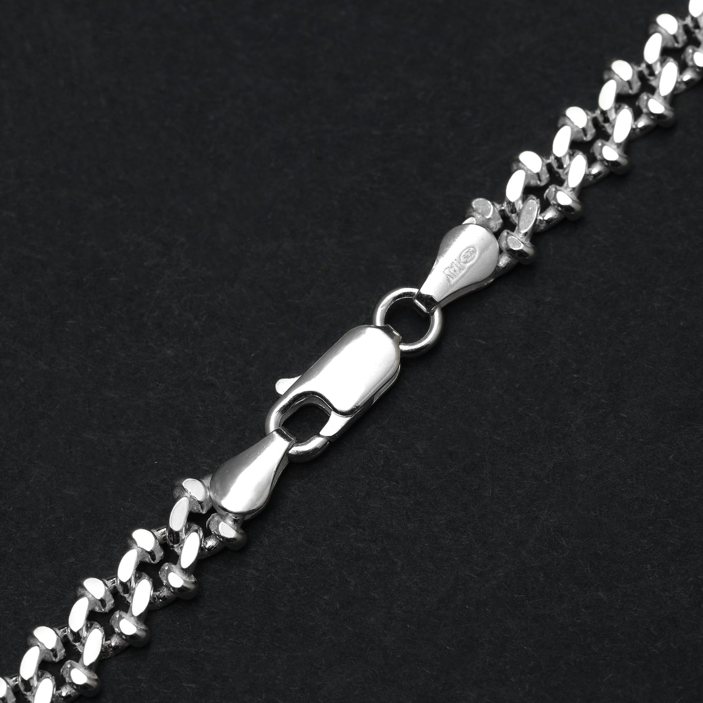 Curb Chain 6mm - 925 Sterling Silver