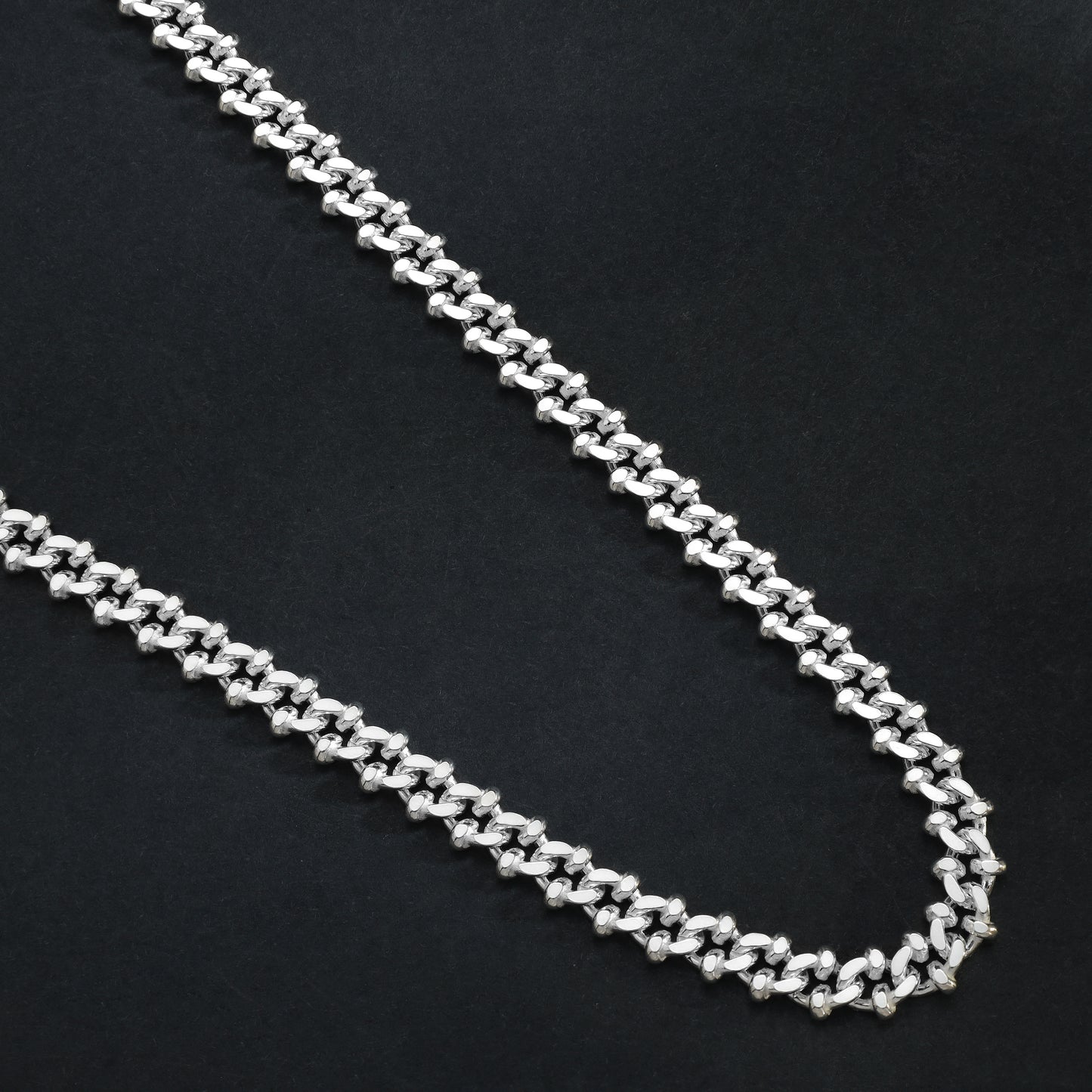 Curb Chain 6mm - 925 Sterling Silver