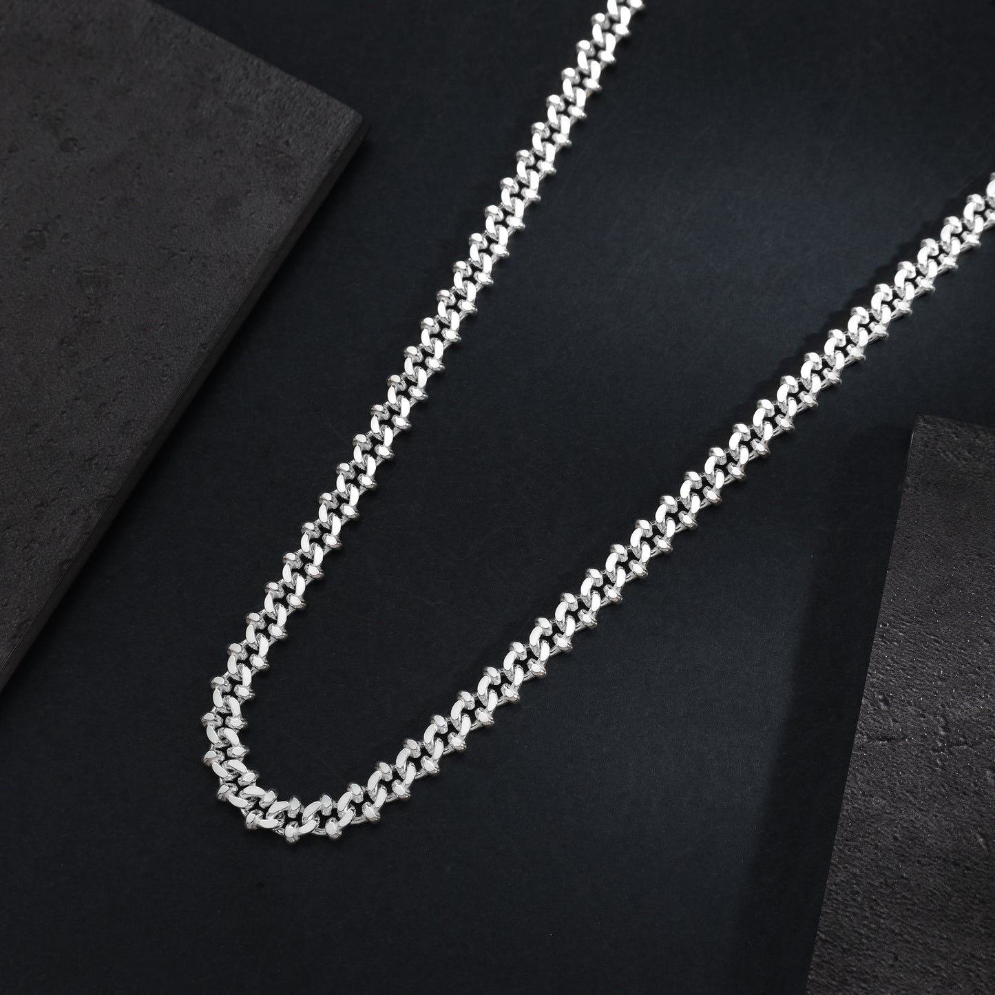 Curb Chain 6mm - 925 Sterling Silver