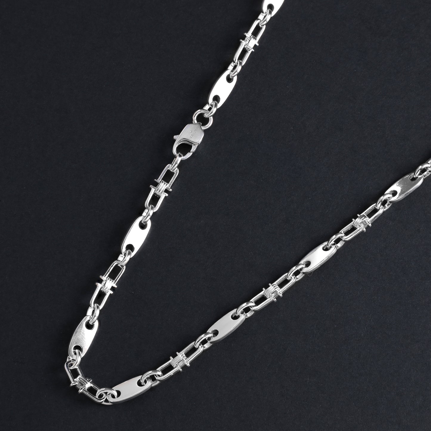 Plate Chain 5mm - 925 Sterling Silver