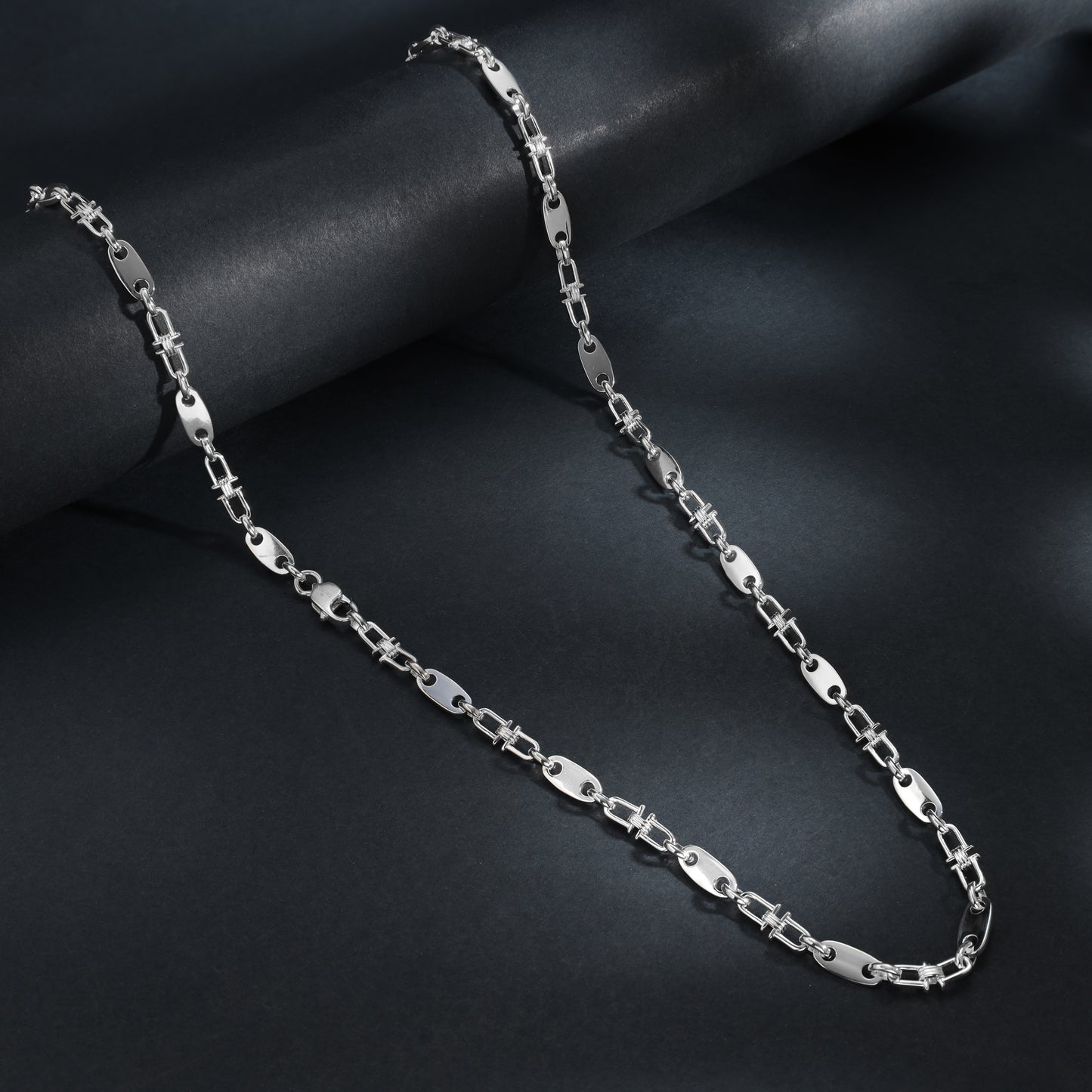 Plate Chain 5mm - 925 Sterling Silver