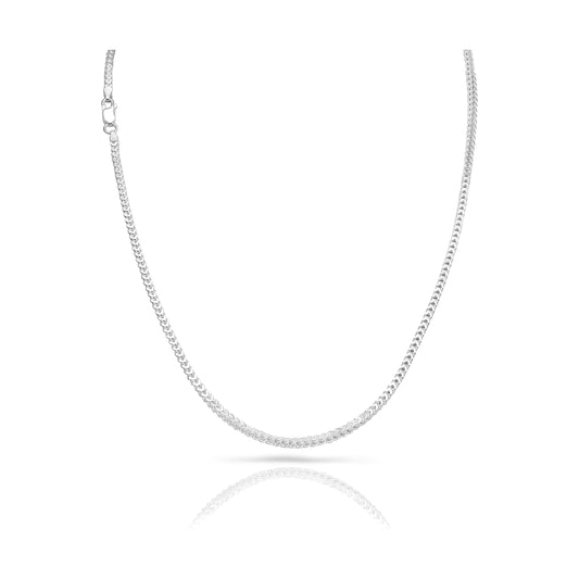 Franco Chain 2.5mm - 925 Sterling Silver