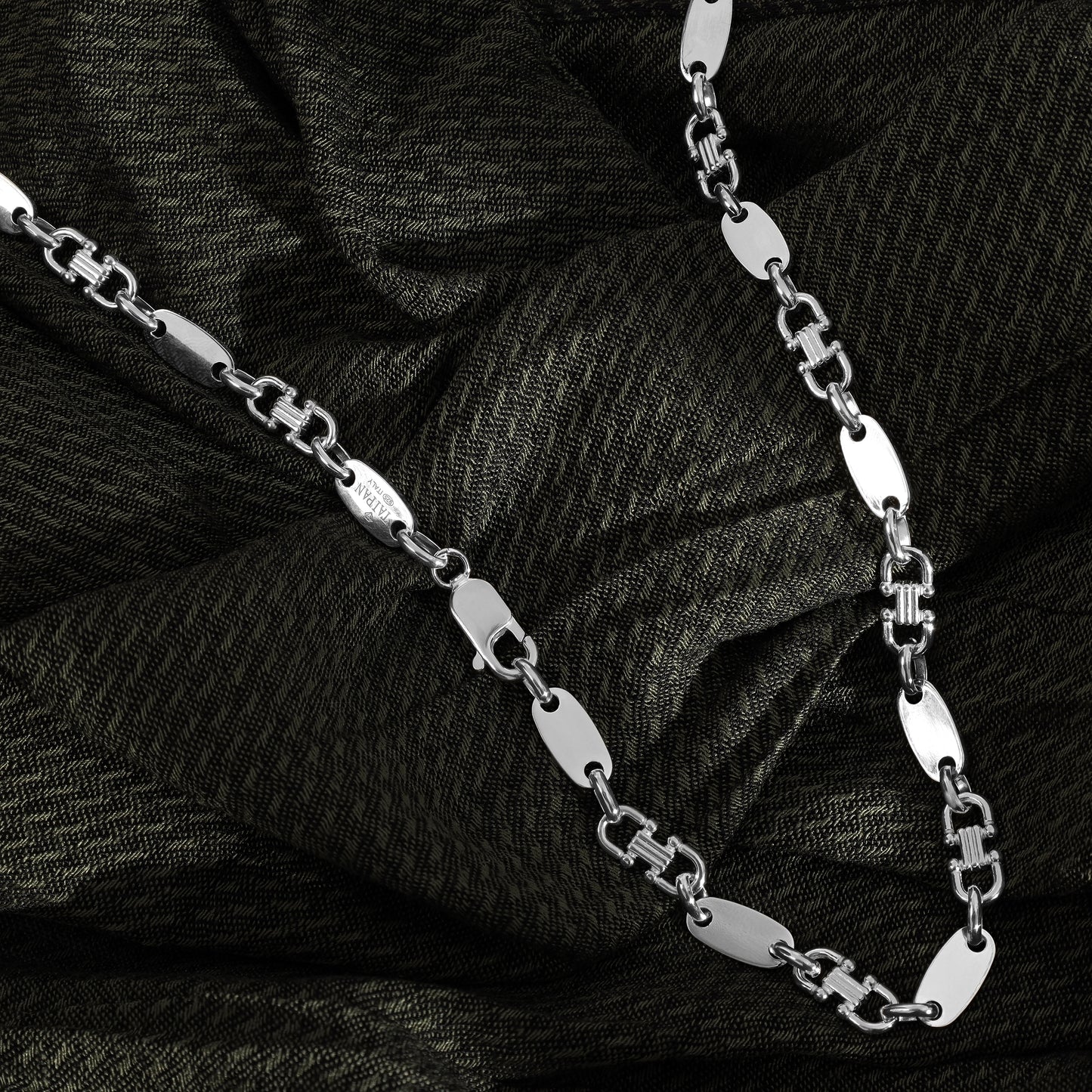 Plate Chain 6mm - 925 Sterling Silver