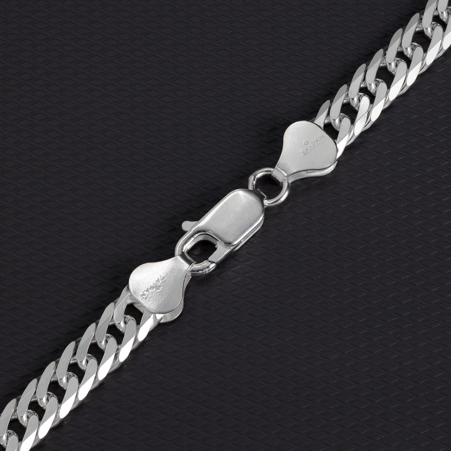 Double Curb Chain 6mm - Real 925 Sterling Silver