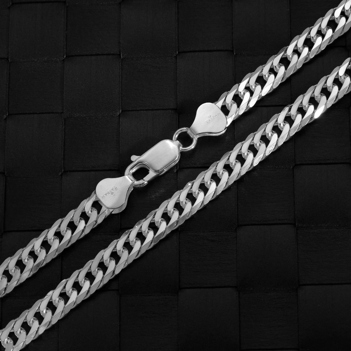 Double Curb Chain 6mm - Real 925 Sterling Silver