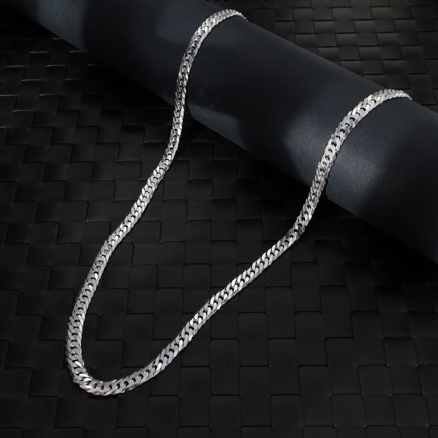 Double Curb Chain 6mm - Real 925 Sterling Silver