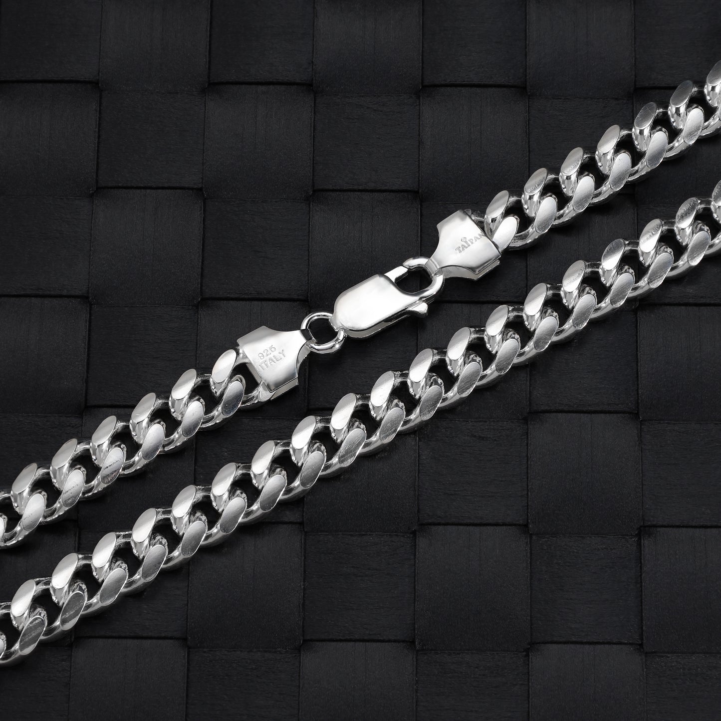 7mm Miami Cuban Link Chain - 925 Sterling Silver