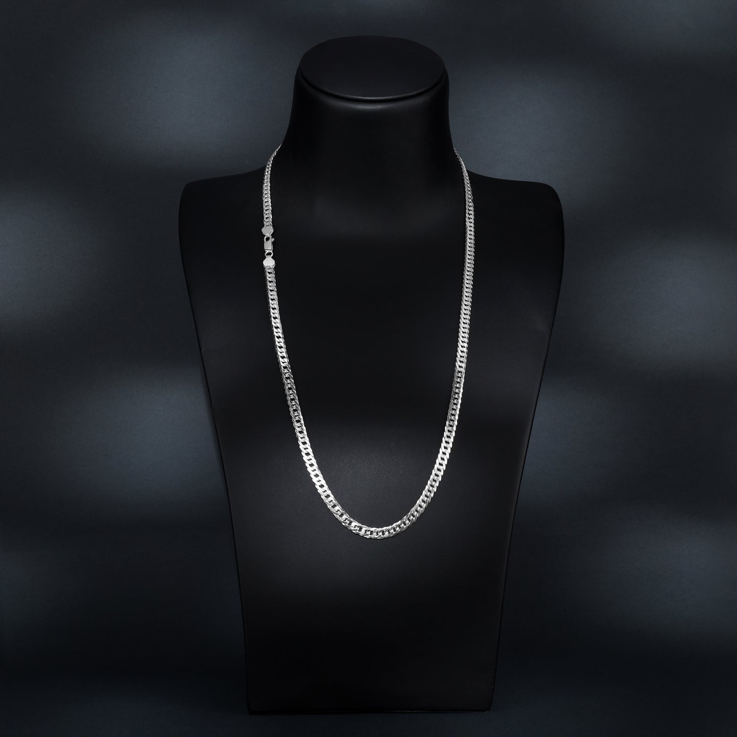 Double Curb Chain 6mm - Real 925 Sterling Silver