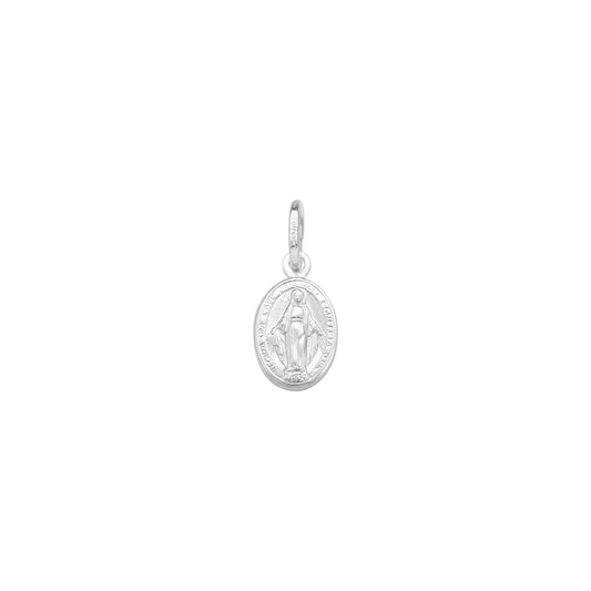 Holy Maria small Pendant - 925 Sterling Silver (PE263)