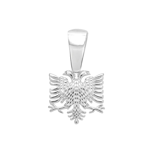 Albanian Eagle Pendant - 925 Sterling Silver (PE471)