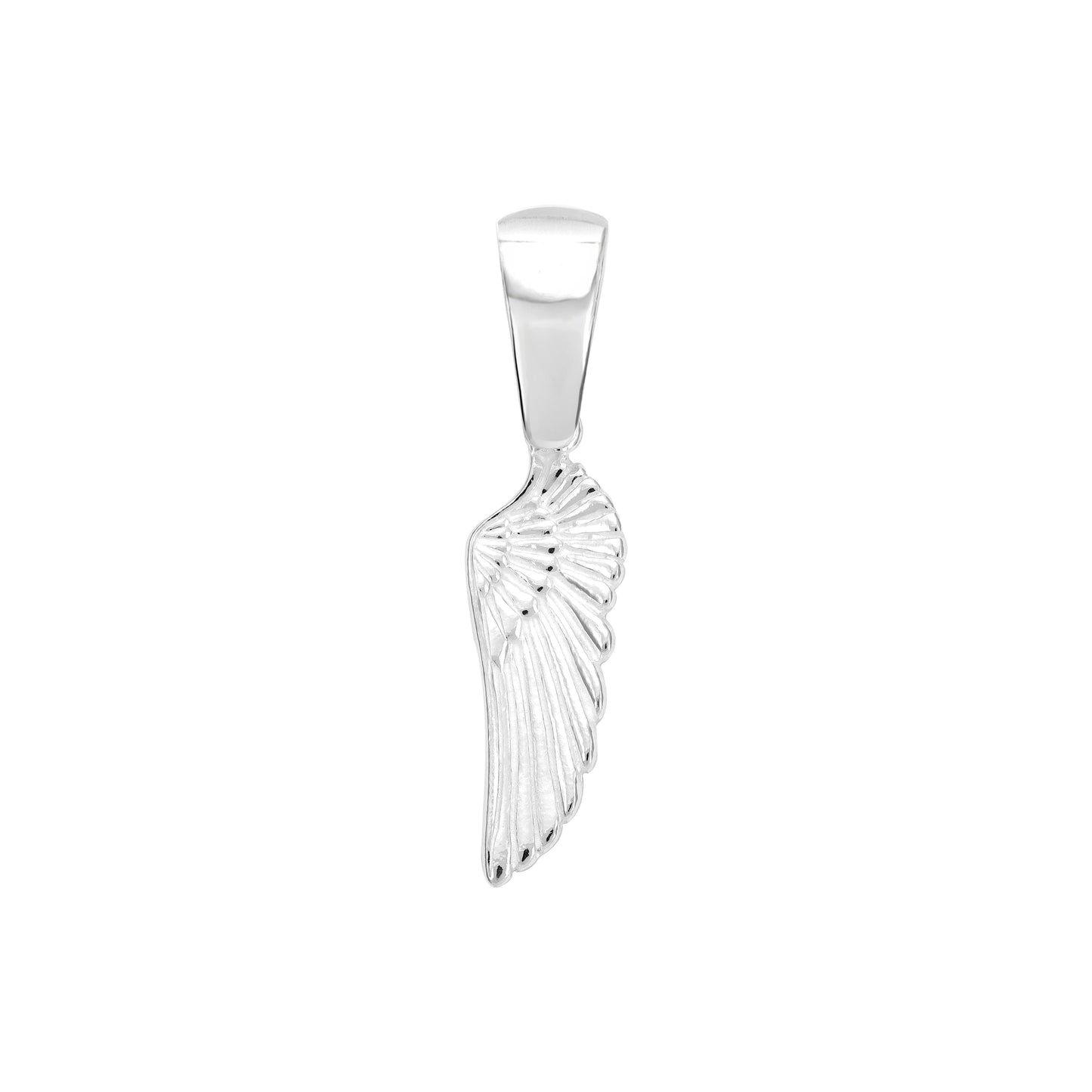 Angel Wing Pendant - 925 Sterling Silver (PE472)