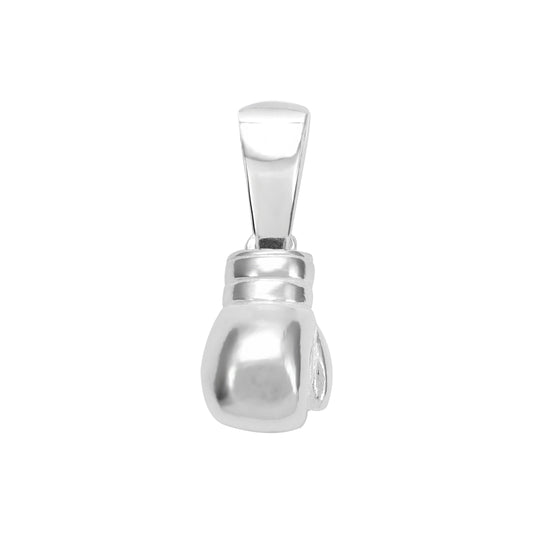 Boxing Glove Pendant - 925 Sterling Silver (PE473)